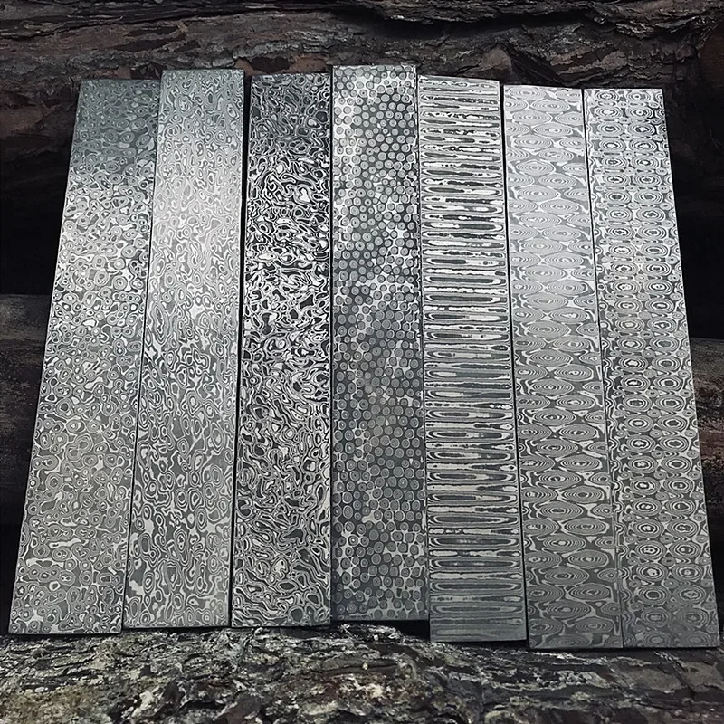 Knife Blade Blank Damascus Steel Forged - سكين من مادة خام من الفولاذ