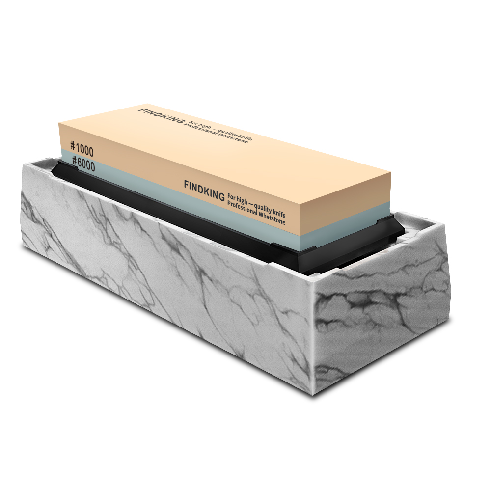 Knife Sharpening Stone Whetstone 1000 6000 - FINDKING سكين شحذ الحجر مجموعة 1000