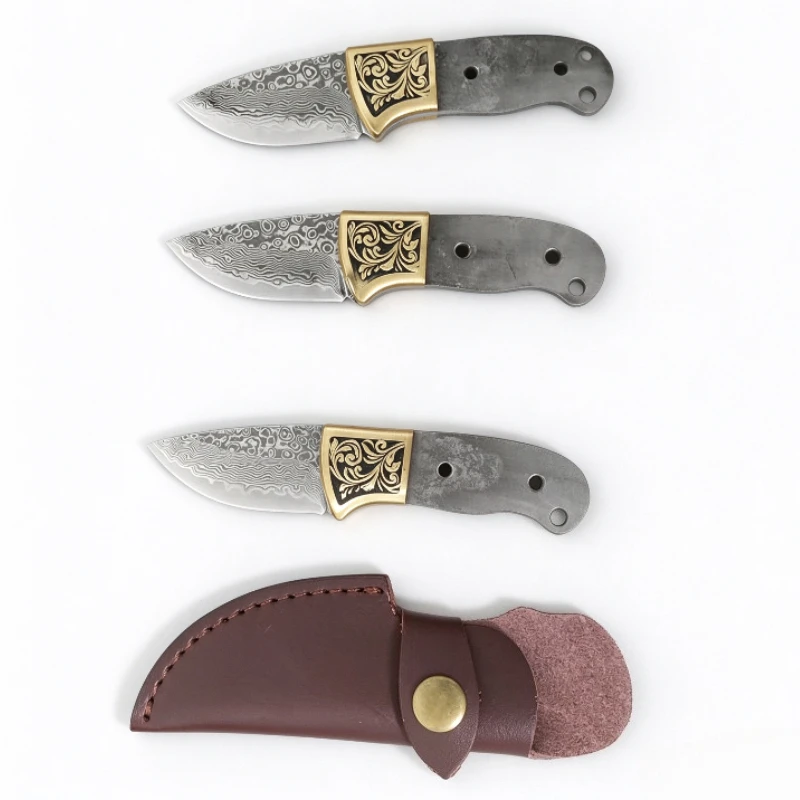 شفرة سكين شاي من فولاذ دمشق مص - مراجعة Knife Blade Blank Damascus Steel Forged وسعره