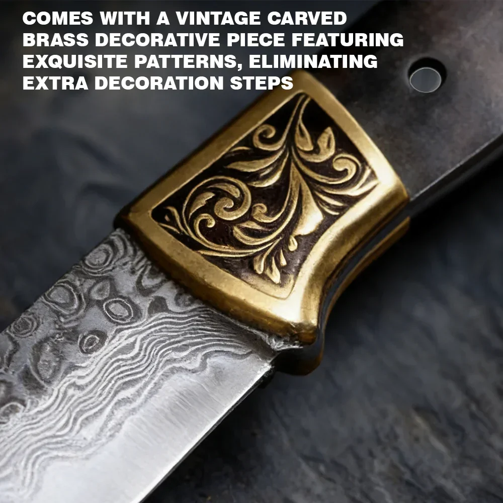 شفرة سكين شاي من فولاذ دمشق مص - مراجعة Knife Blade Blank Damascus Steel Forged وسعره