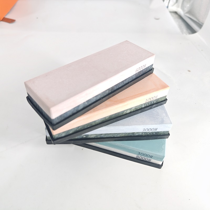 حجر شحذ مزدوج الجوانب لتلميع س - مراجعة Knife Sharpening Stone Whetstone 1000 6000 وسعره