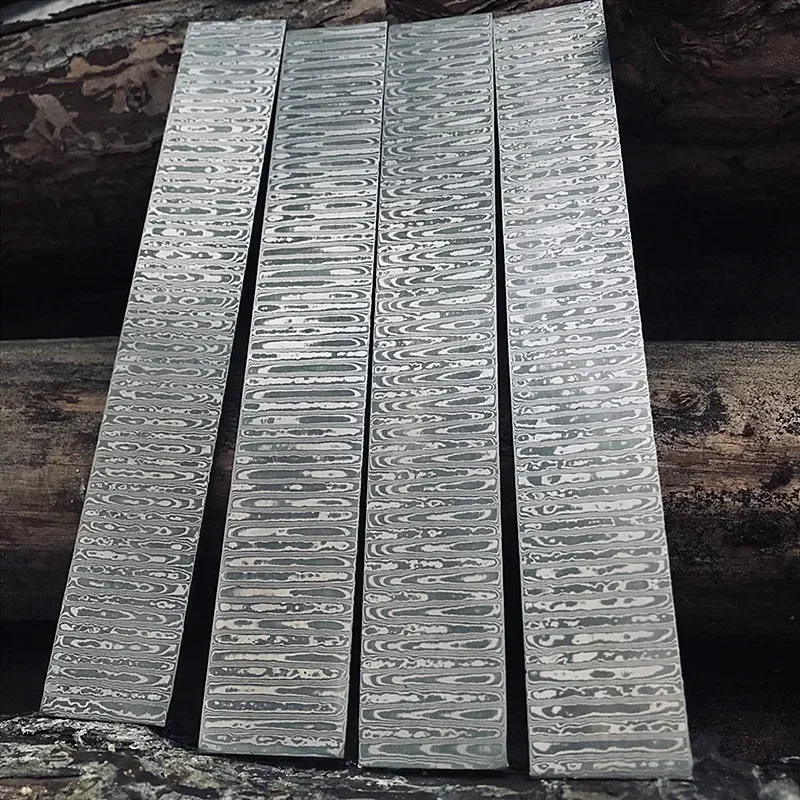 سكين من مادة خام من الفولاذ ال - مراجعة Knife Blade Blank Damascus Steel Forged وسعره