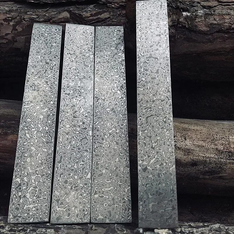 سكين من مادة خام من الفولاذ ال - مراجعة Knife Blade Blank Damascus Steel Forged وسعره