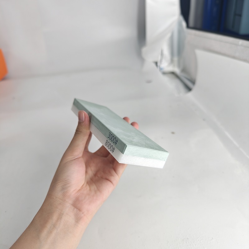 حجر شحذ مزدوج الجوانب جديد للم - مراجعة Knife Sharpening Stone Whetstone 1000 6000 وسعره