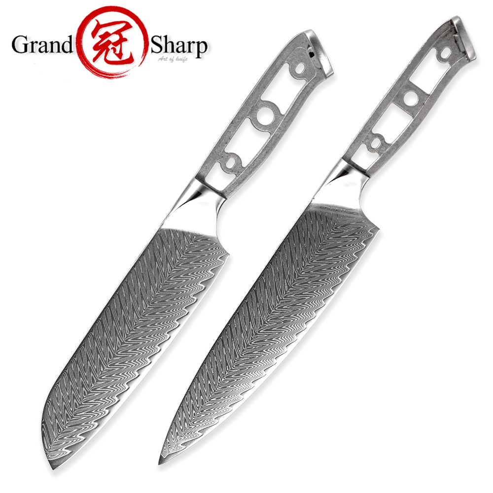 DIY بها بنفسك اليدوية 67 طبقات - مراجعة Knife Blade Blank Damascus Steel Forged وسعره