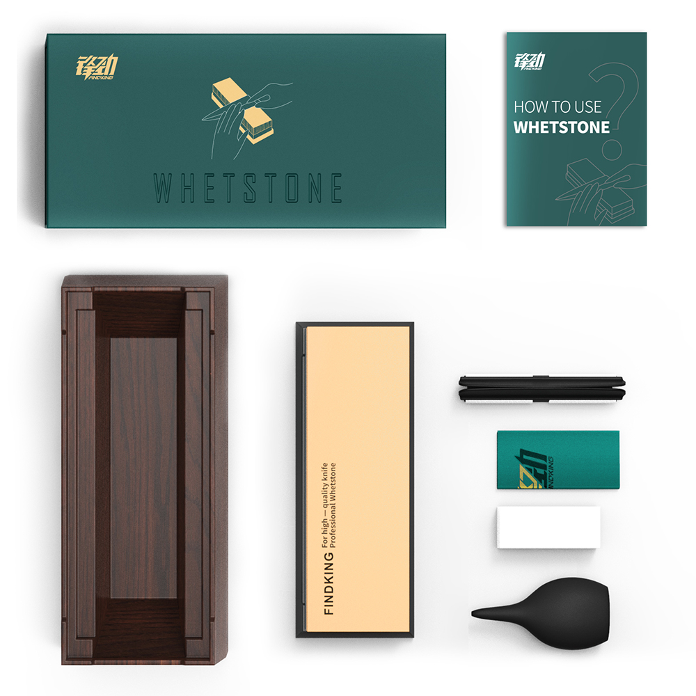 FINDKING مبراة سكاكين احترافية - مراجعة Knife Sharpening Stone Whetstone 1000 6000 وسعره