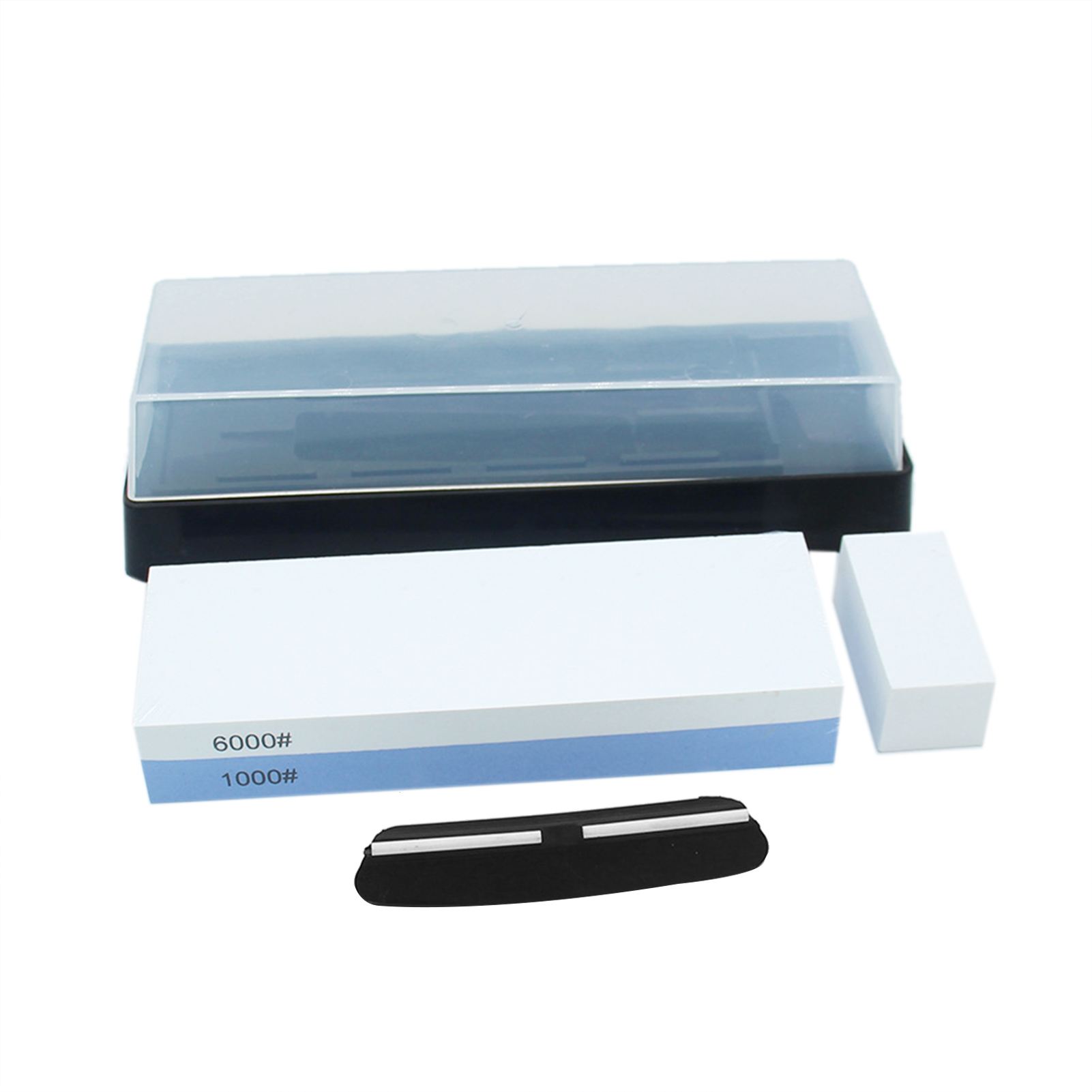 مجموعة أحجار شحذ السكاكين 1000 - مراجعة Knife Sharpening Stone Whetstone 1000 6000 وسعره