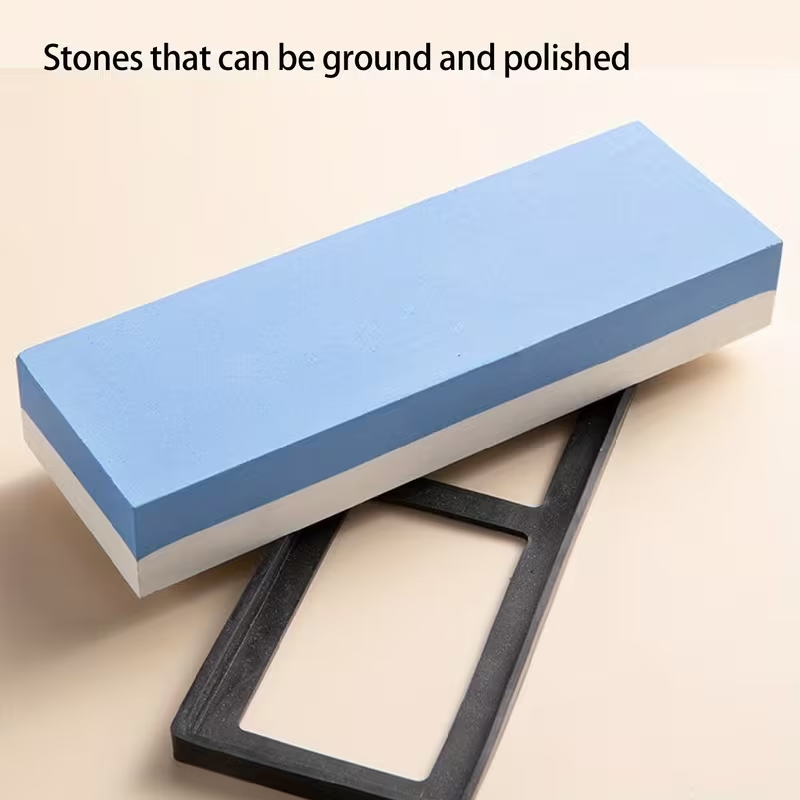 WXCOO مجموعة أحجار شحذ السكاكي - مراجعة Knife Sharpening Stone Whetstone 1000 6000 وسعره