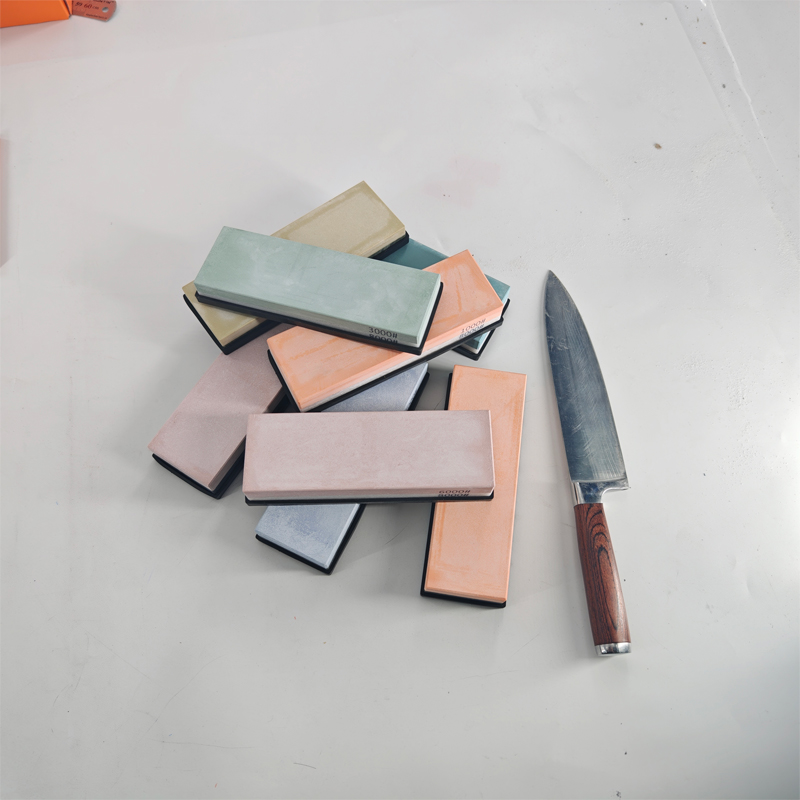 حجر شحذ مائي جديد ذو وجهين، حج - مراجعة Knife Sharpening Stone Whetstone 1000 6000 وسعره