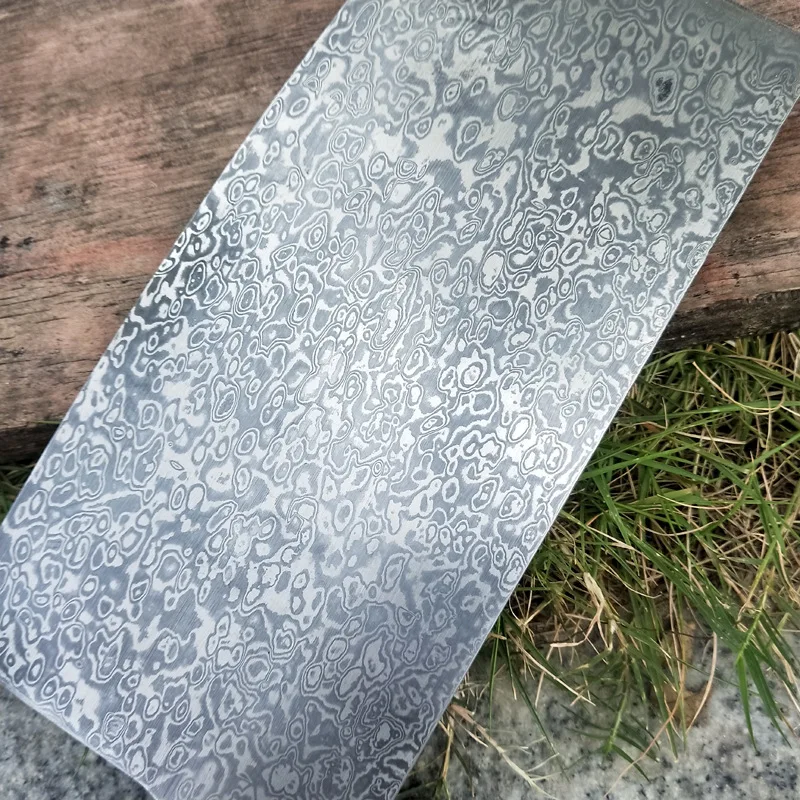 شفرة سكين فارغة من فولاذ دمشق  - مراجعة Knife Blade Blank Damascus Steel Forged وسعره