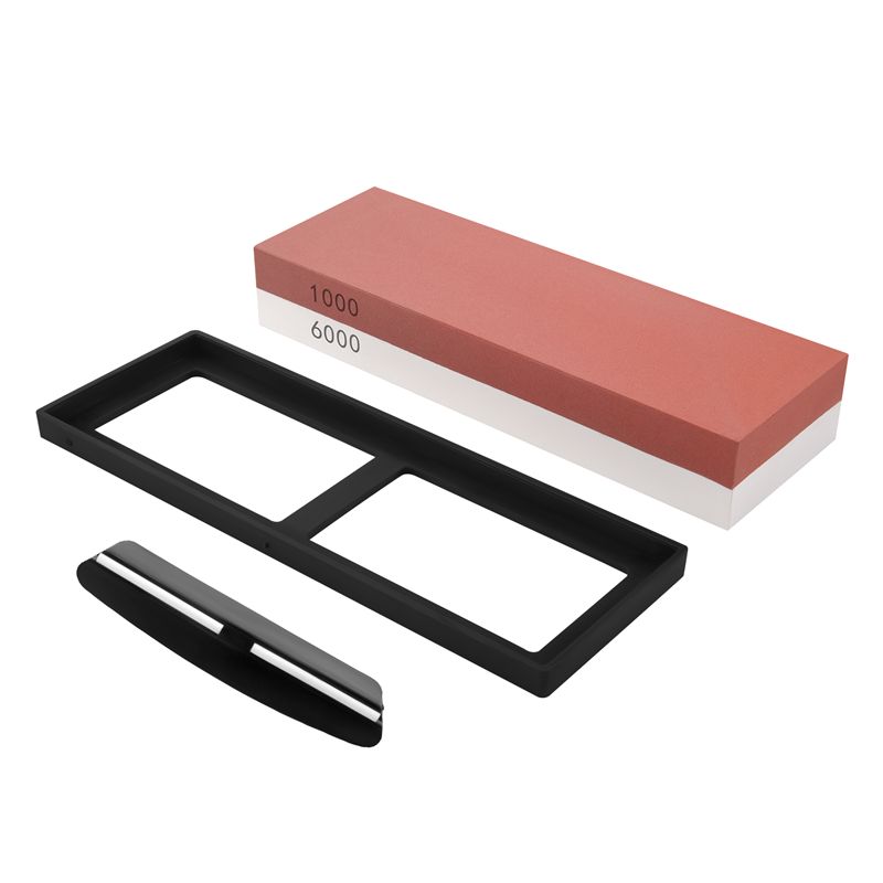 B84B - حجر شحذ، حجر جلخ بدرجة  - مراجعة Knife Sharpening Stone Whetstone 1000 6000 وسعره
