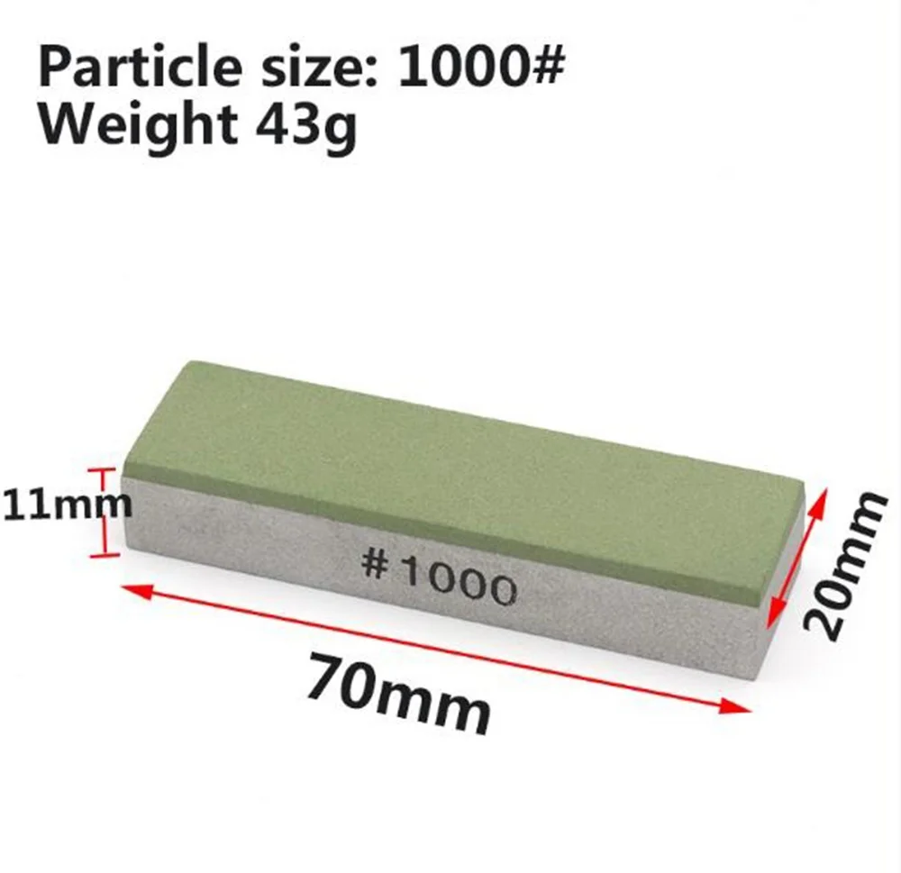 1 قطعة 70 مللي متر الماس الرات - مراجعة Knife Sharpening Stone Whetstone 1000 6000 وسعره